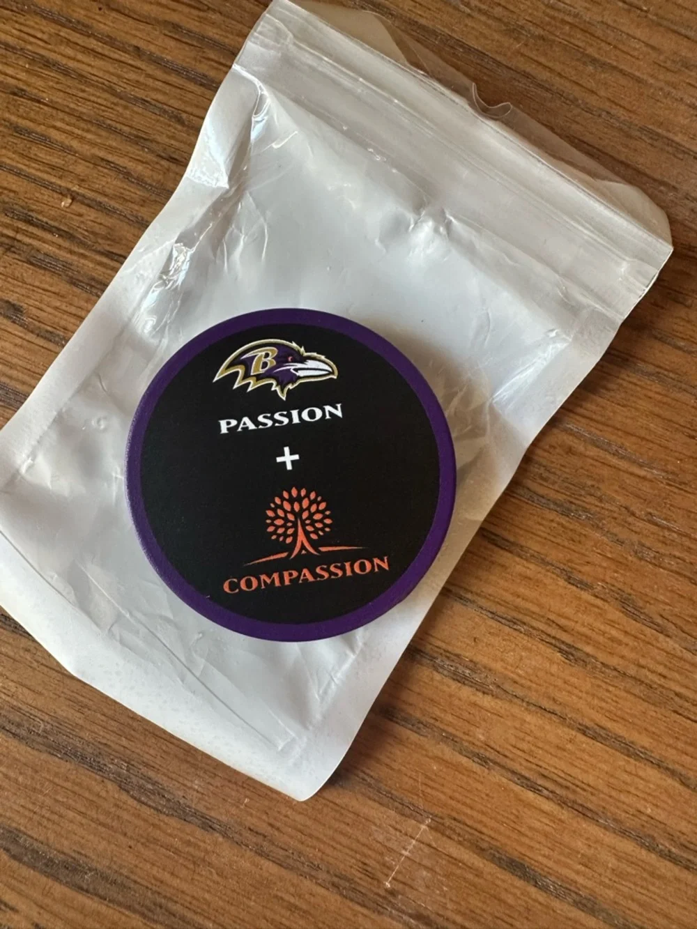 NFL Baltimore Ravens Football pop up cell phone holder